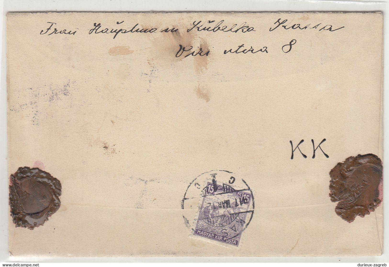 Hungary Letter Cover Posted Express? 1917 Kassa To Wien B240510 - Lettres & Documents