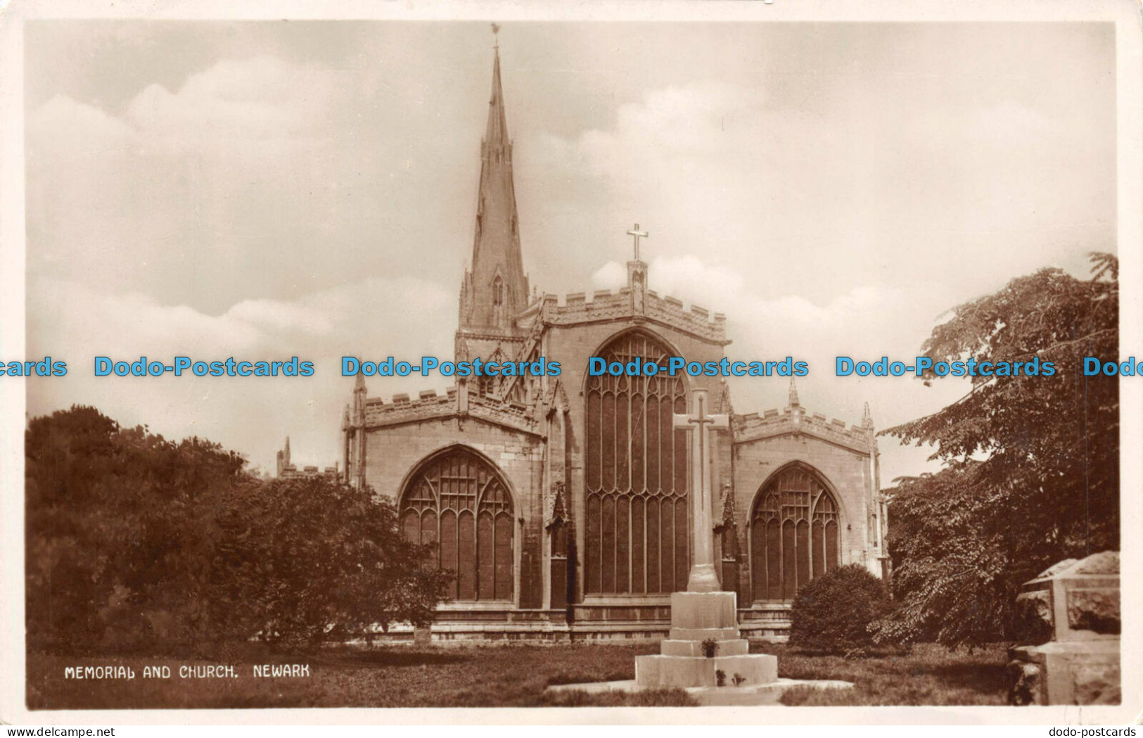 R106757 Memorial And Church. Newark. RP - Monde