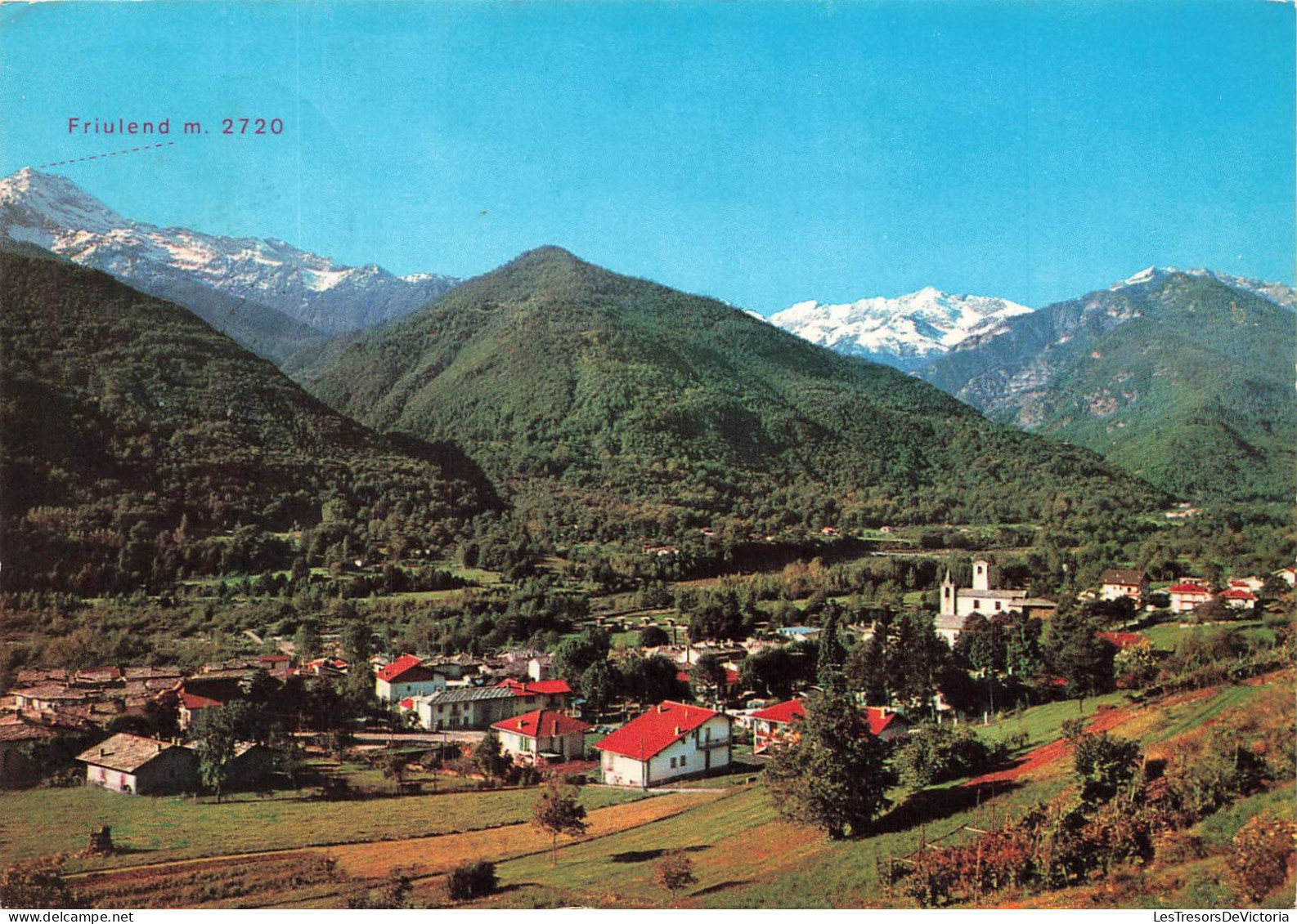 ITALIE - Val Pellice Pittoresca - Villar Pellice - Panorama - Carte Postale Ancienne - Otros Monumentos Y Edificios