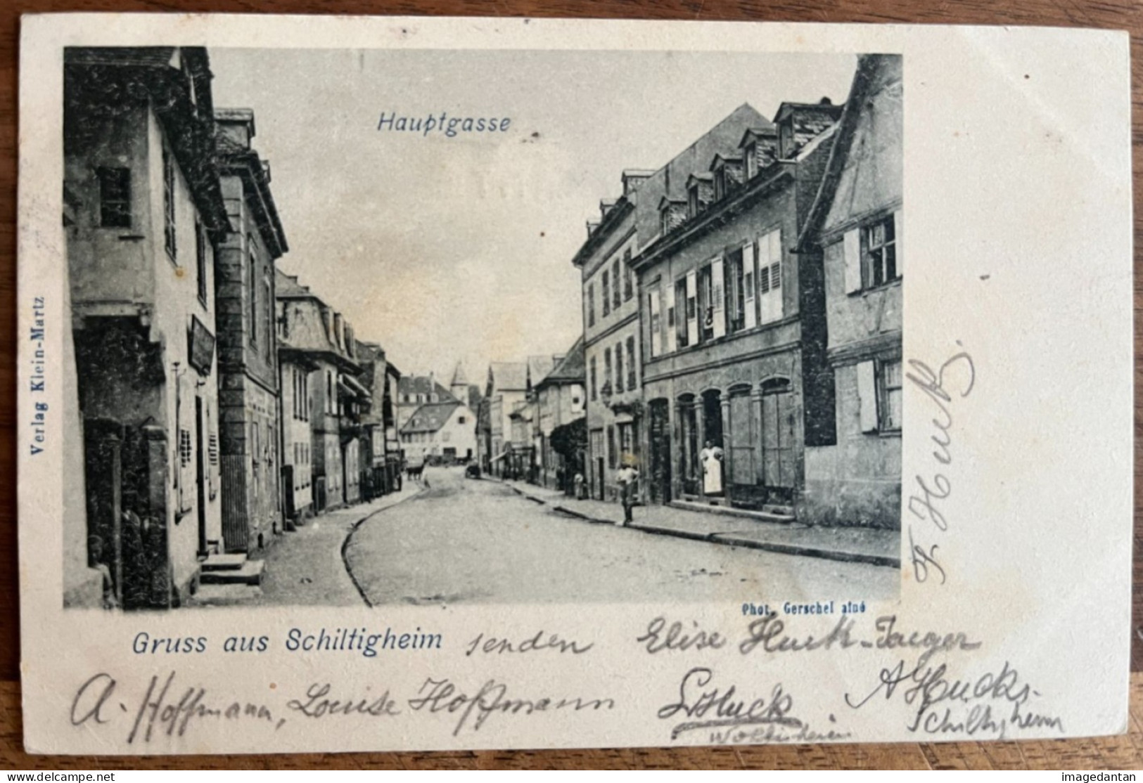 Gruss Aus Schiltigheim - Hauptgasse - A Circulé 14/08/1902 - Schiltigheim