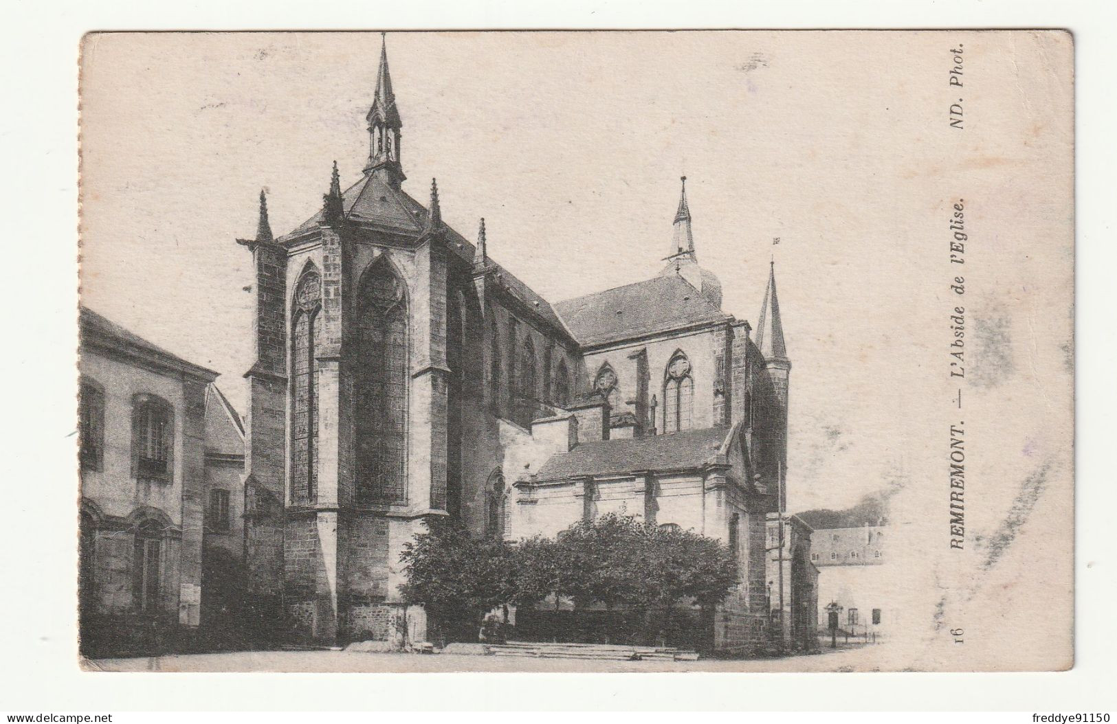 88 . REMIREMONT . L'ABSIDE DE  L'EGLISE - Remiremont