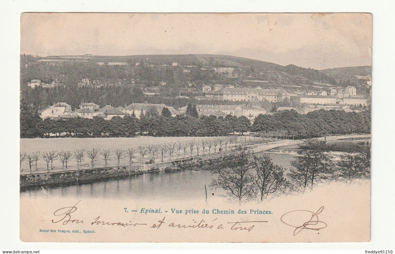 88 . EPINAL . Vue Prise Du Chemin Des Princes . 1903 - Epinal