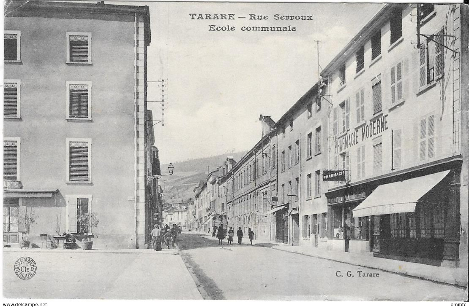 TARARE - Rue Serroux - Ecole Communale - Tarare