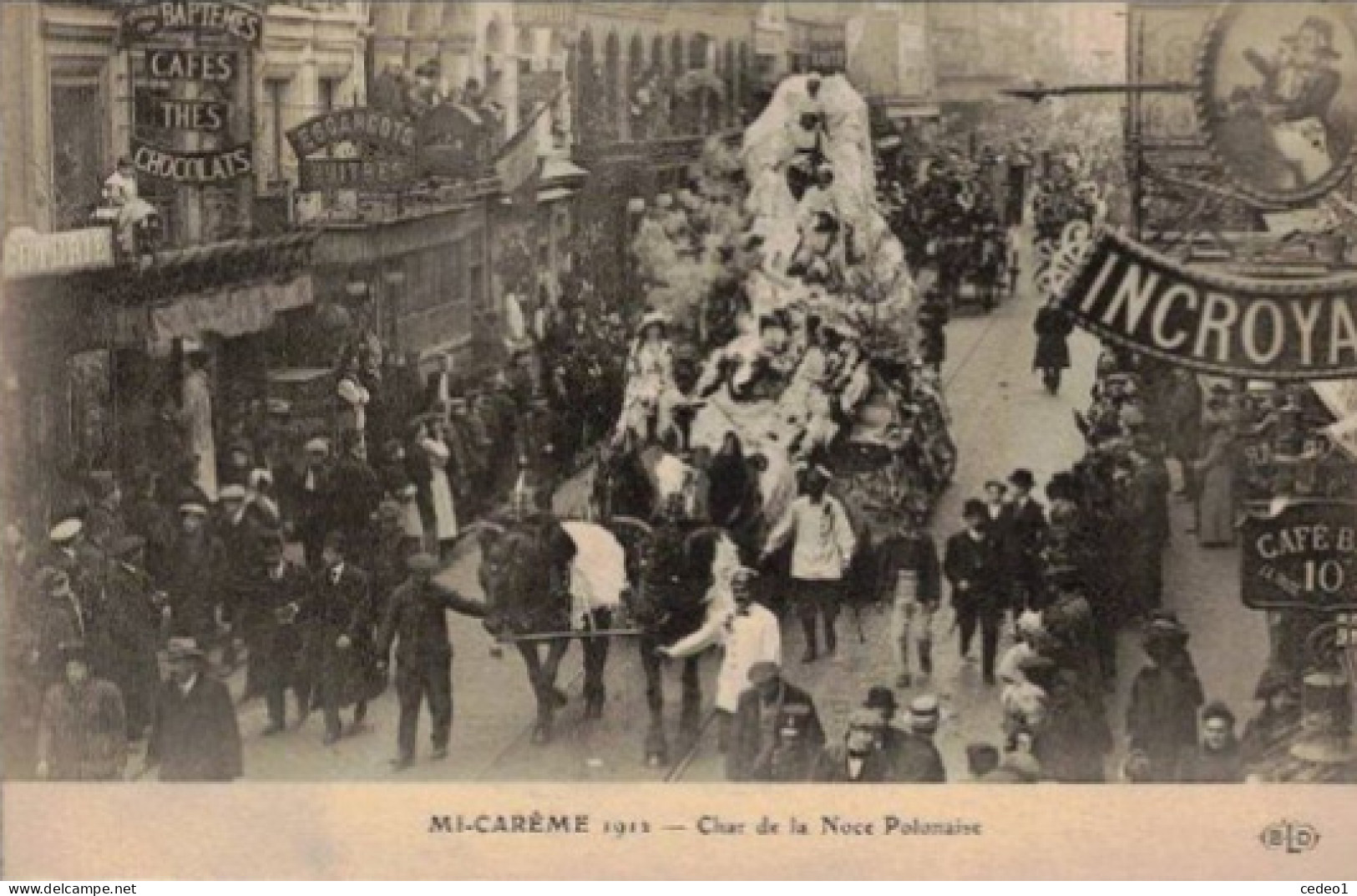 MI-CAREME 1912  CHAR DE LA NOCE POLONAISE - Ausstellungen