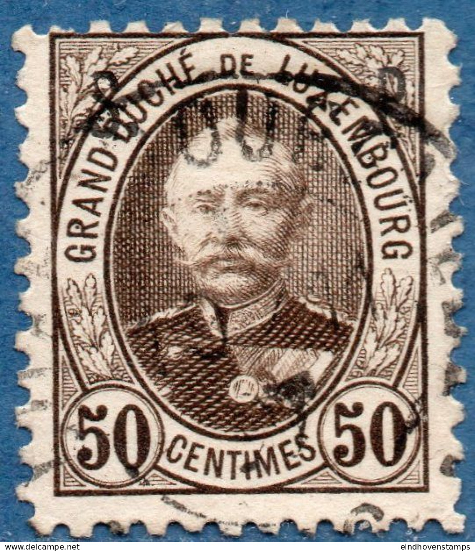 Luxemburg Service 1891 50 C S.P. Overprint (perforated 11½) Cancelled - Service