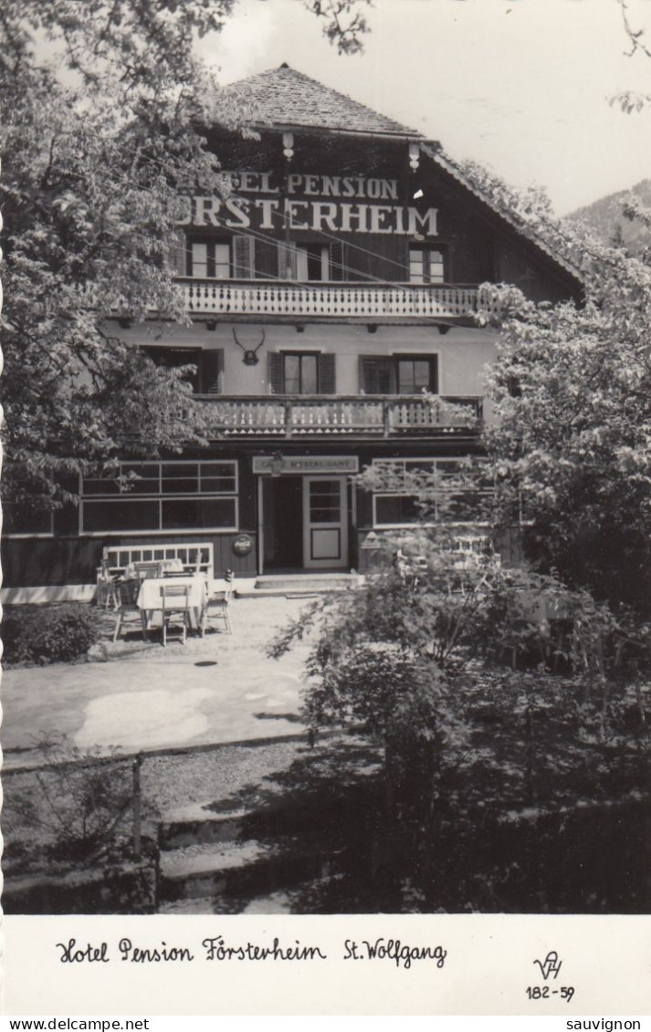 St.Wolfgang Am Wolfgangsee, Salzkammergut. Hotel Pension "Försterheim", 1952 - St. Wolfgang