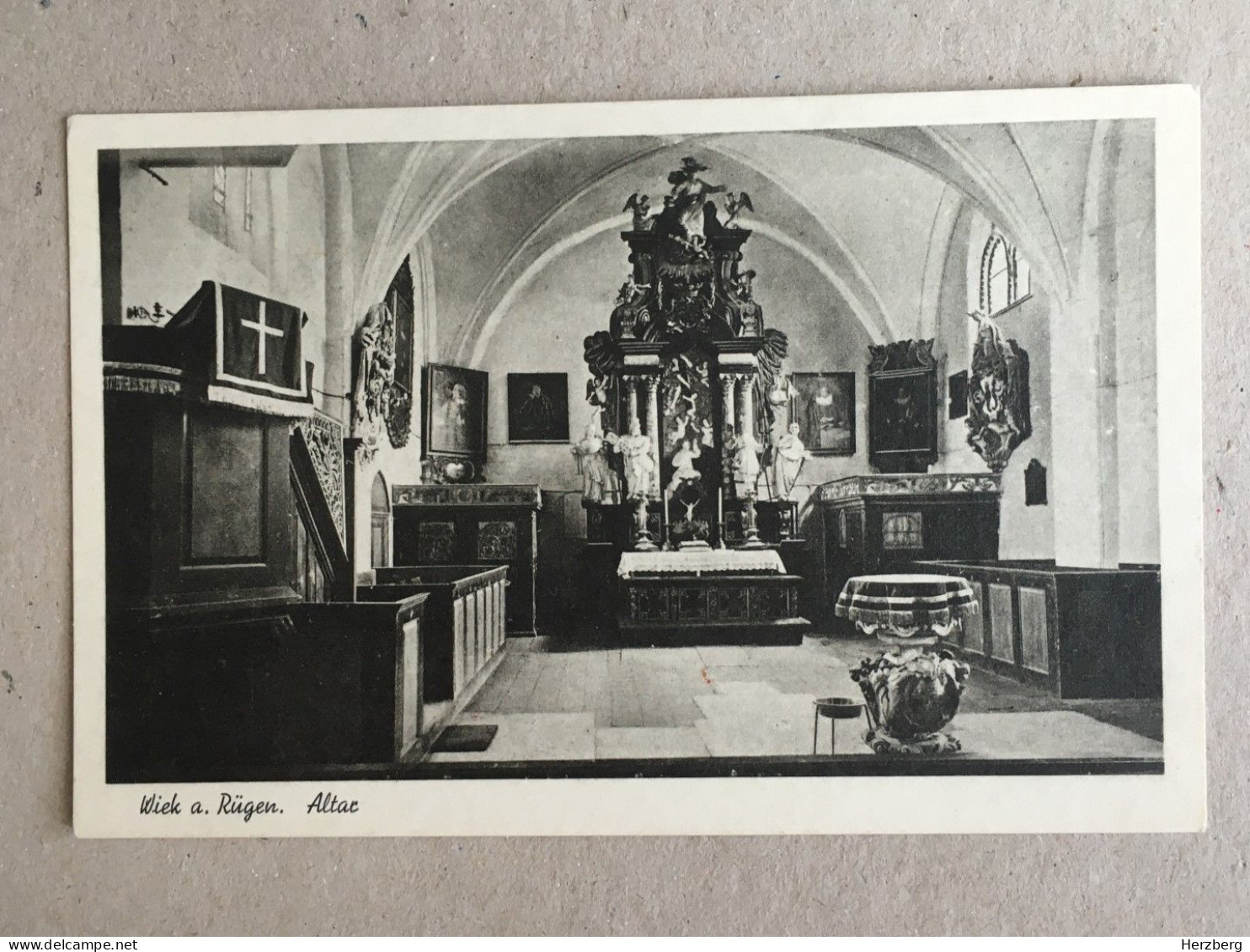 Germany Deutschland - Wiek Rugen Church Eglise Kirche Altar - Sonstige & Ohne Zuordnung