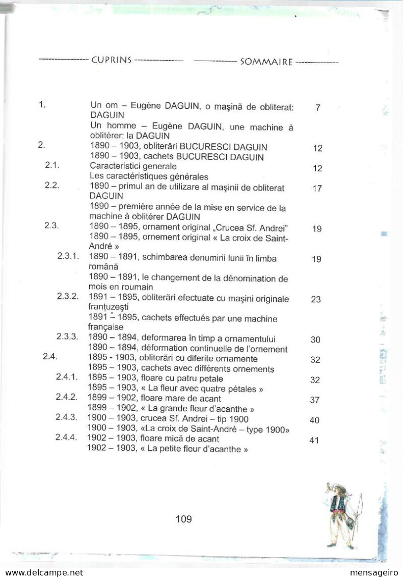 (LIV)  OBLITERARI DAGUIN IN ROMANIA – CACHETS DAGUIN EN ROUMANIE 1890-1909 – FRANCAIS/ROUMAIN – DAN N. DOBRESCU – 2007 - Philatelie Und Postgeschichte