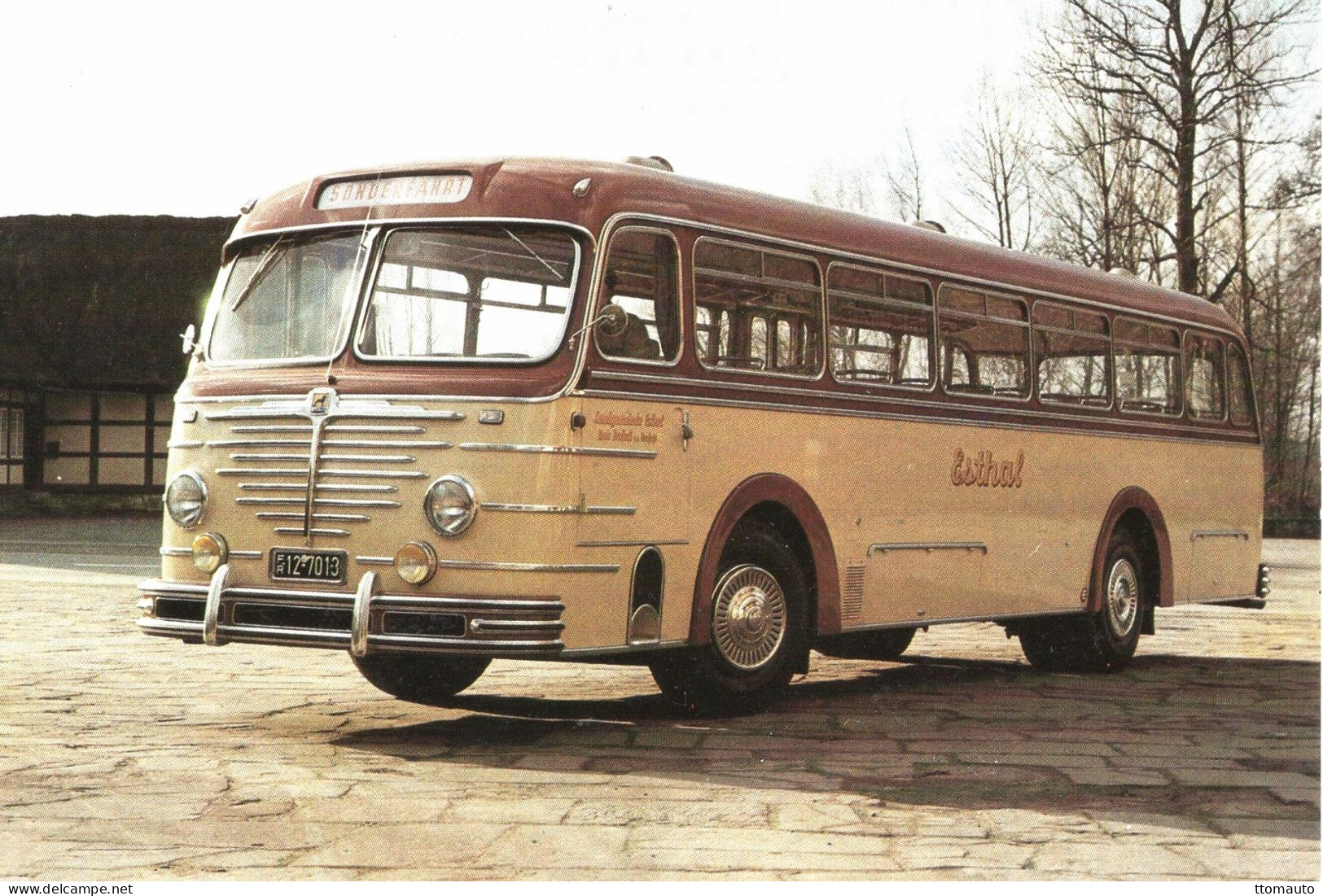 Bussing 6000T (1952)  - Ancien Autobus  - 15x10cms PHOTO - Buses & Coaches