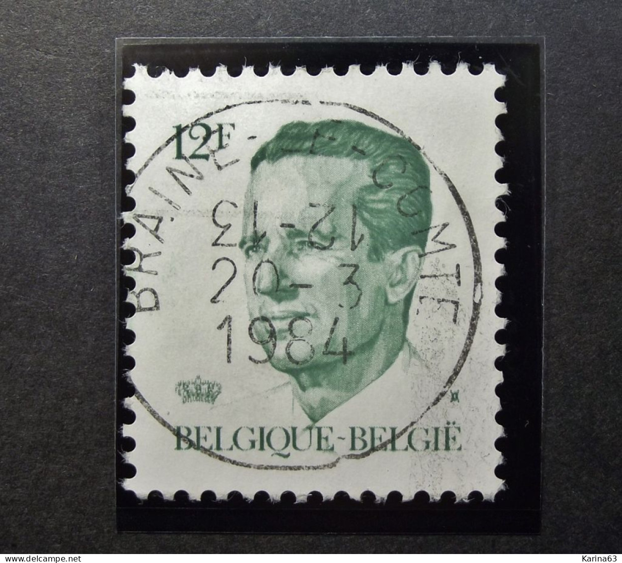 Belgie Belgique - 1984  OPB/COB N° 2113 ( 1 Value ) Koning Boudewijn ' Type Velghe'  Obl. Braine Le Comte - Gebruikt