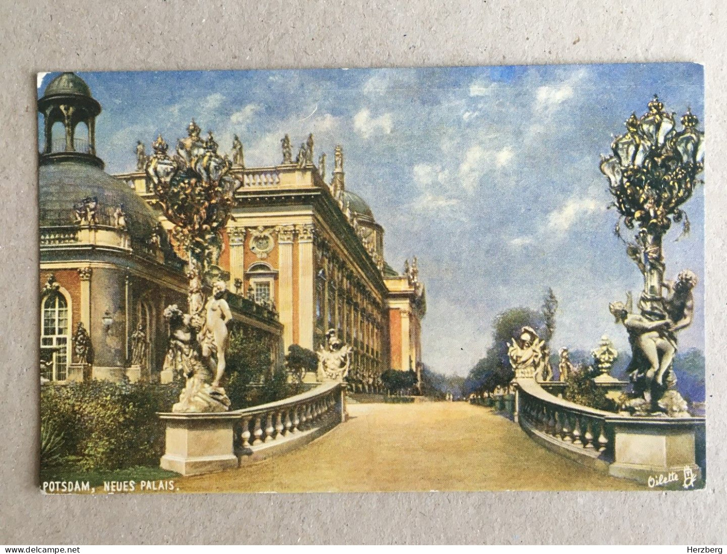 Germany Deutschland - Potsdam Neues Palais Palace Tuck's Postcard Raphael Tuck Oilette Series - Sonstige & Ohne Zuordnung