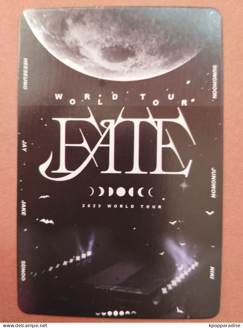 Photocard K POP Au Choix  ENHYPEN 2023 World Tour Fate Jay - Other & Unclassified