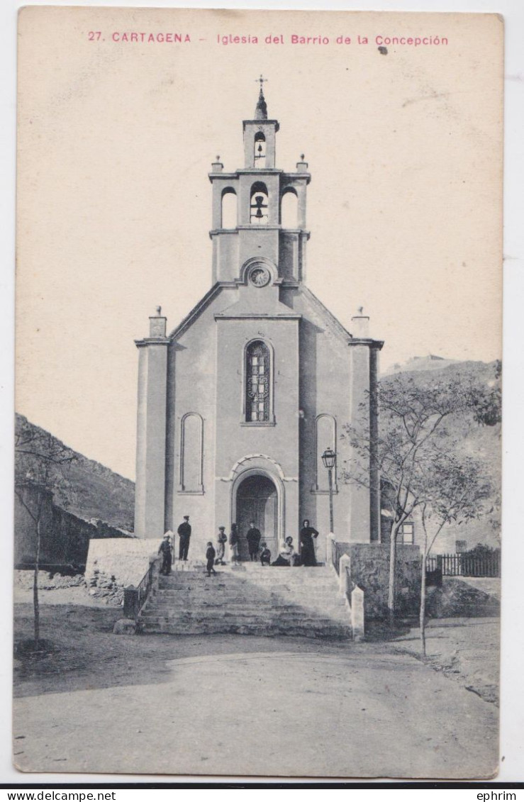 Cartagena Espana Iglesia Del Barrio De La Concepcion - Murcia