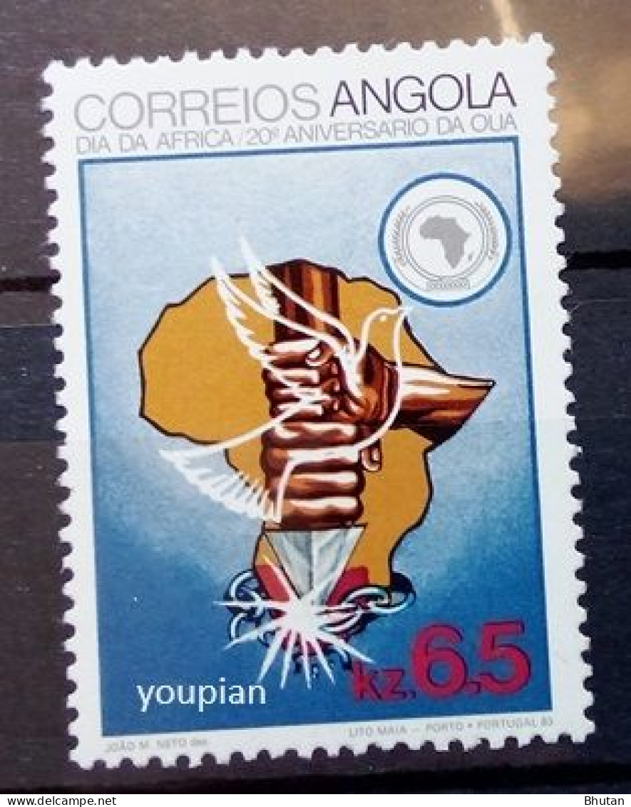 Angola 1983, 20 Years Of The Organisation For African Unity, MNH Single Stamp - Angola