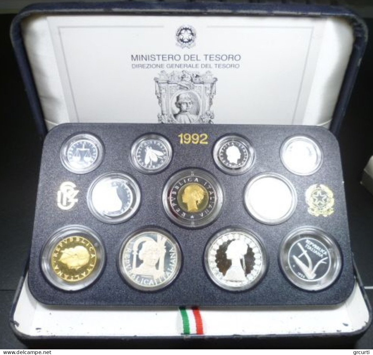 Italia - Serie Zecca Proof 1992 - 11 Valori - KM# PS9 - Gig# S.19/P - Mint Sets & Proof Sets
