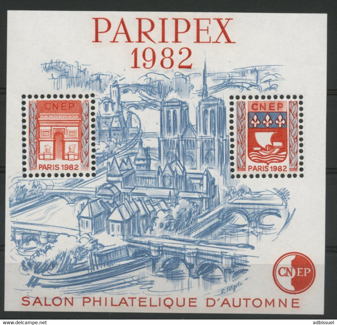 CNEP N° 3 PARIPEX 1982 Neuf ** (MNH) Cote 20 € (Deux Ponts). Salon Philatélique D'Automne. TB - CNEP