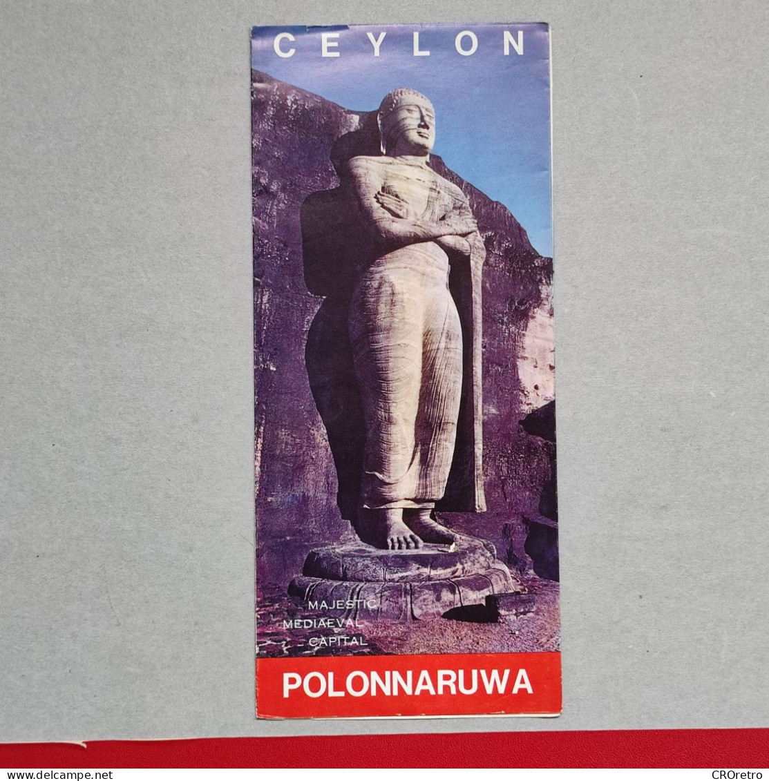 CEYLON POLONNARUWA / SRI LANKA, Vintage Tourism Brochure, Prospect, Guide, - Dépliants Touristiques