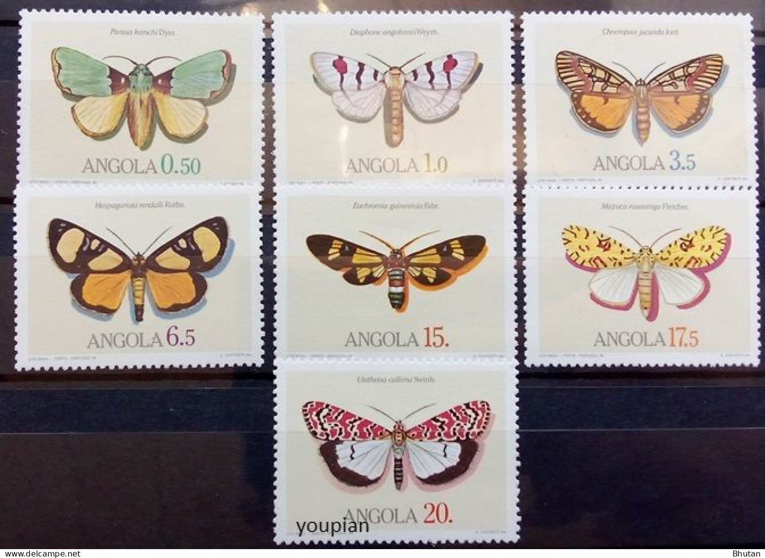 Angola 1984, Butterflies, MNH Stamps Set - Angola