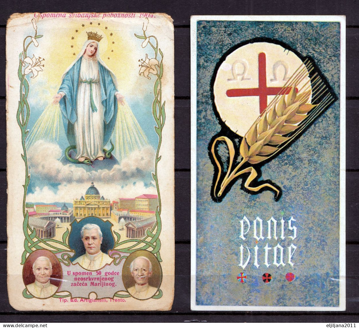 Catholic / Religious ⁕ Holy little pictures / Heilige kleine Bilder ⁕ small collection / lot of 16 picture - see scan