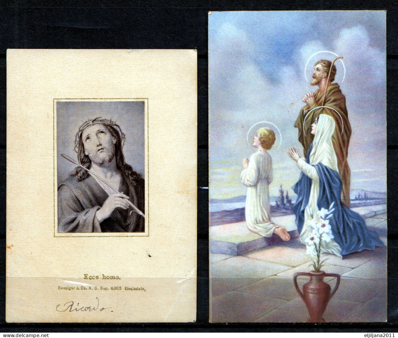 Catholic / Religious ⁕ Holy little pictures / Heilige kleine Bilder ⁕ small collection / lot of 16 picture - see scan