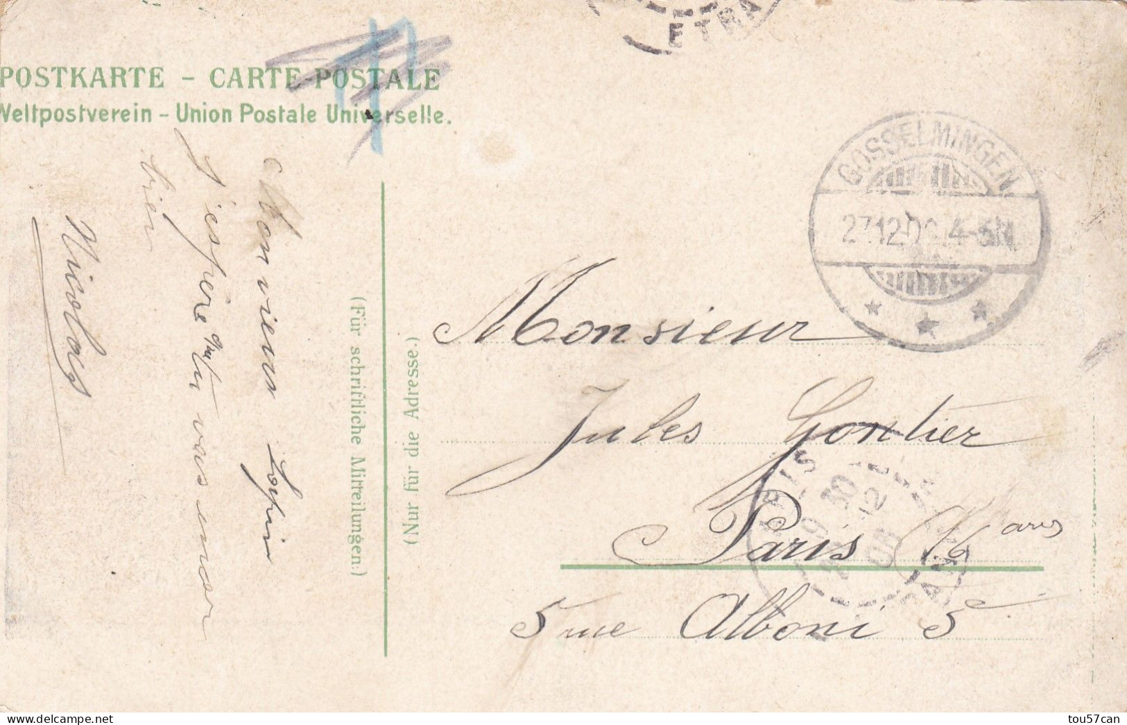 SARREBOURG   -   MOSELLE  -  (57)  -   CPA  1906  -  CLICHE  PEU  COURANT. - Sarrebourg