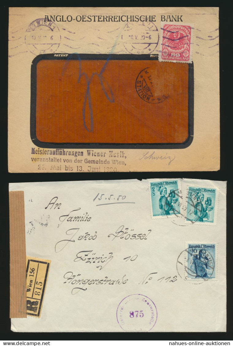 Österreich Sammlung Lot 9 Briefe Karten Und Ganzsachen Austria Lot Of 9 Covers - Cartas & Documentos