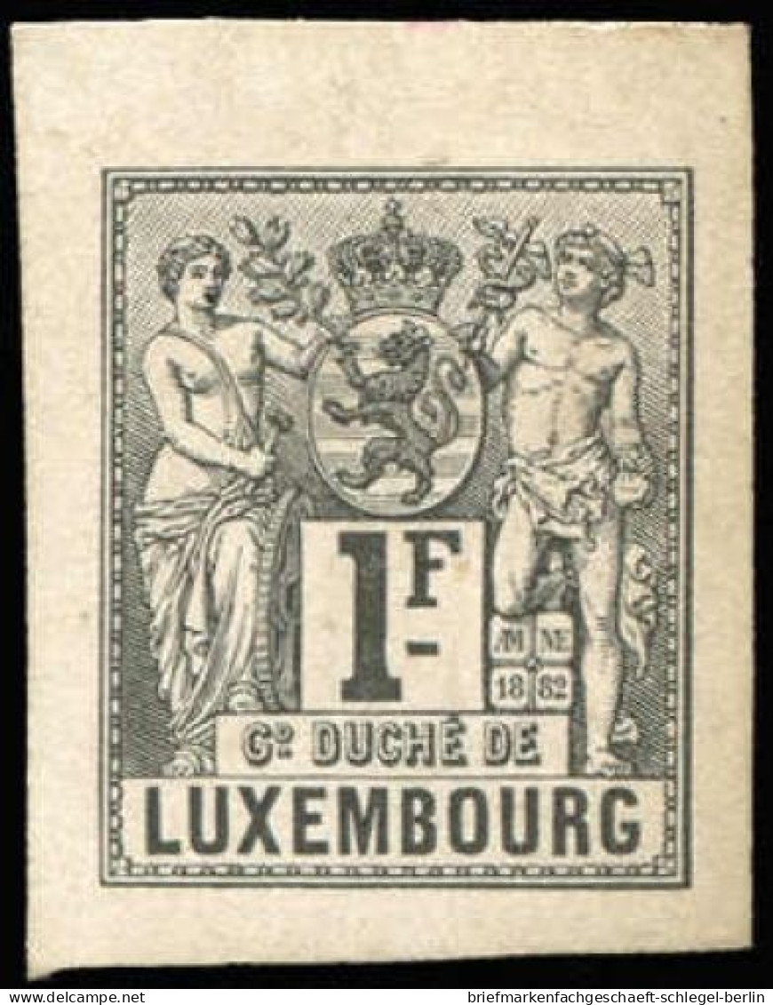 Luxemburg, 1882, Ohne Gummi - Sonstige & Ohne Zuordnung