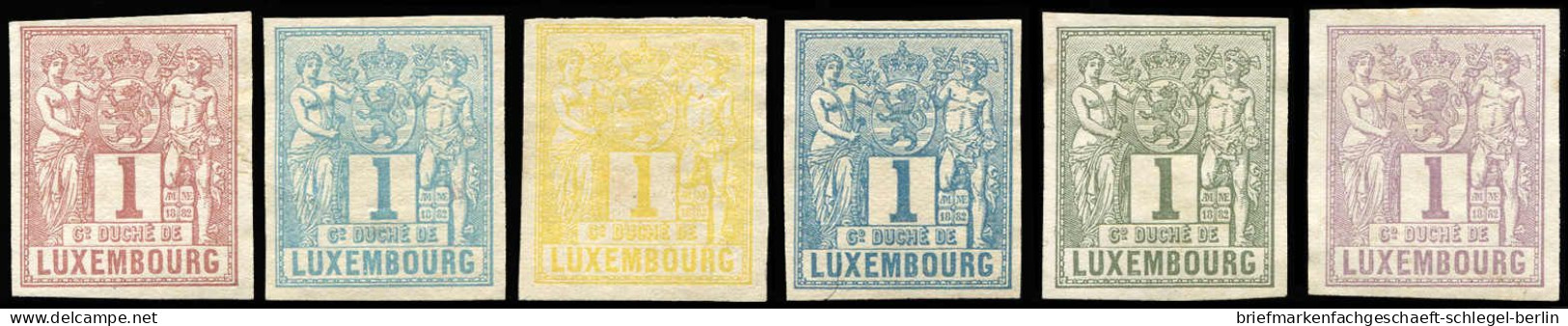 Luxemburg, 1882, Ohne Gummi - Andere & Zonder Classificatie