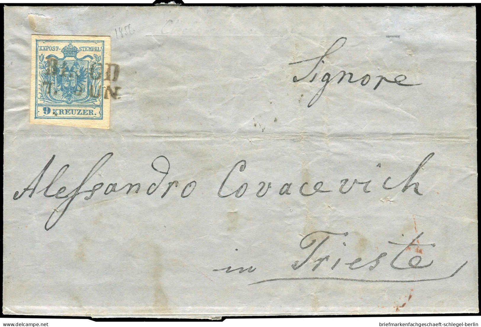 Bosnien & Herzegowina (Österr.), 1856, Brief - Bosnie-Herzegovine