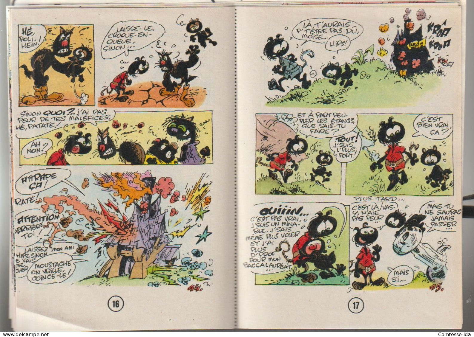 Mini-Bibliothèque:   "CHAT VA CA VA SABBAT".    N°2253     1981. - Spirou Magazine