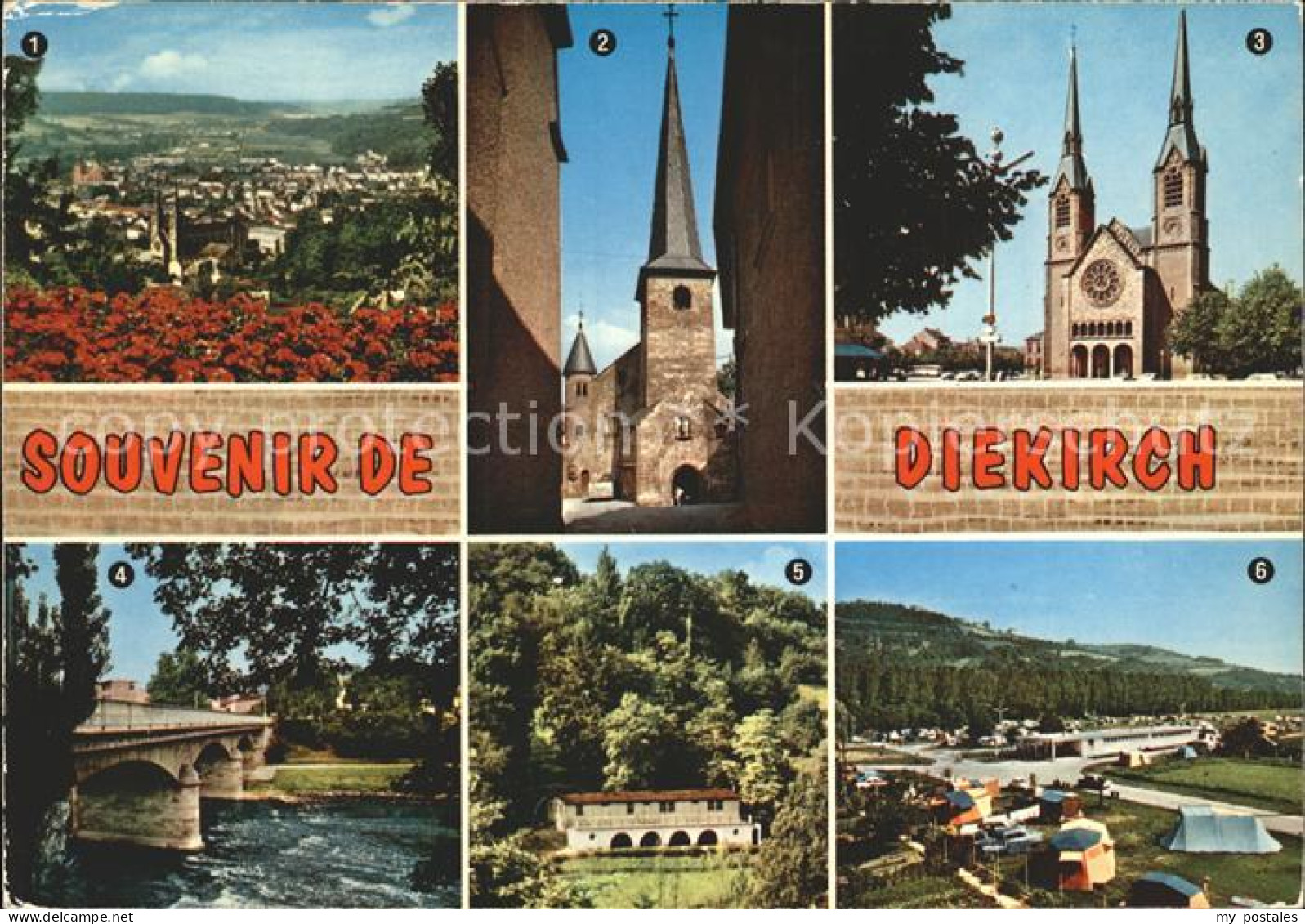 72232364 Diekirch Eglise Auberge Jeunesse Camping - Autres & Non Classés