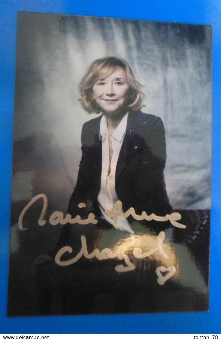 AUTOGRAPHE DE MARIE ANNE CHAZEL SUR PHOTO - Actors & Comedians