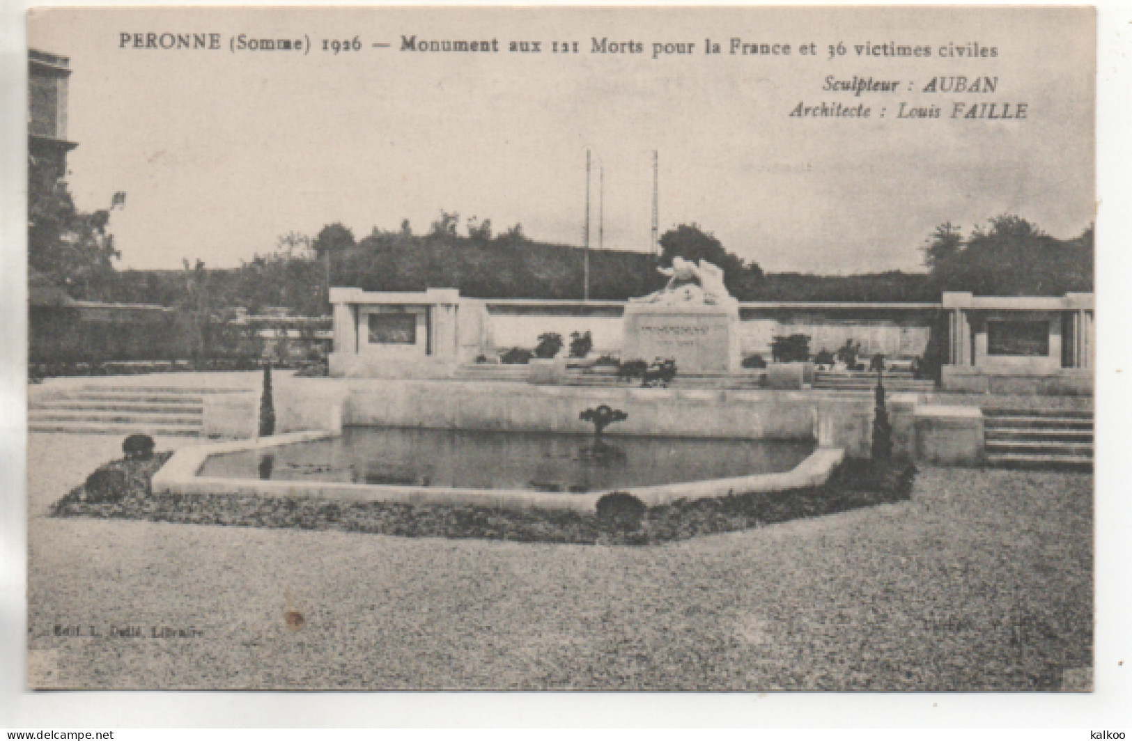 CPA ( Peronne - Monument Aux Morts ) - Peronne