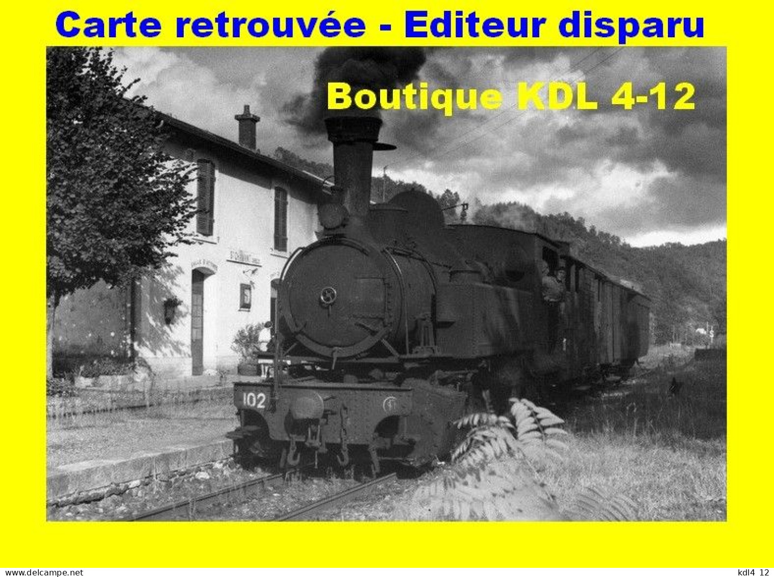 BVA 650-10 - Train MV - Loco 020+020 T N° 102 En Gare De SAINT-CHAMANT - Corrèze - POC - Bahnhöfe Mit Zügen