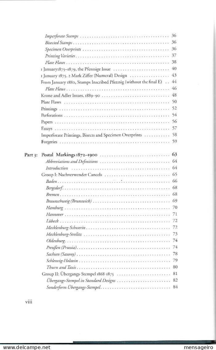 (LIV) GERMANY 1872-1900 A PHILATELIC & POSTAL HISTORY HANDBOOK OF GERMANY AND HER COLONIES – DARRYL HINTON-BLAKER – 1996 - Stempel