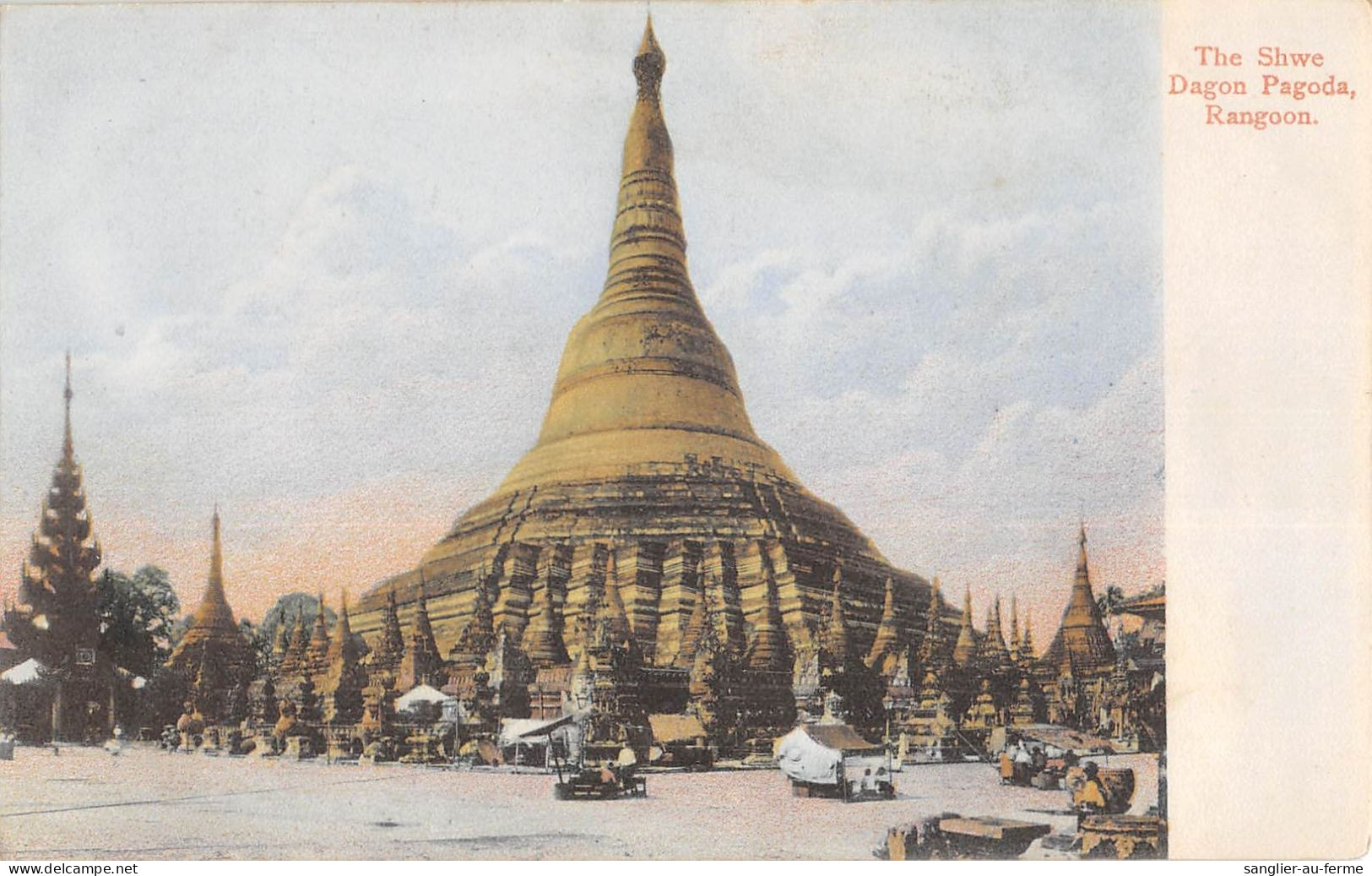 CPA BIRMANIE / THE SHWE DAGON PAGODA / RANGOON - Autres & Non Classés