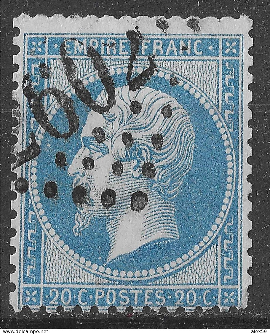 Lot N°107 N°22,Oblitéré GC 2062 NANTES(42), Indice 1 - 1862 Napoleone III