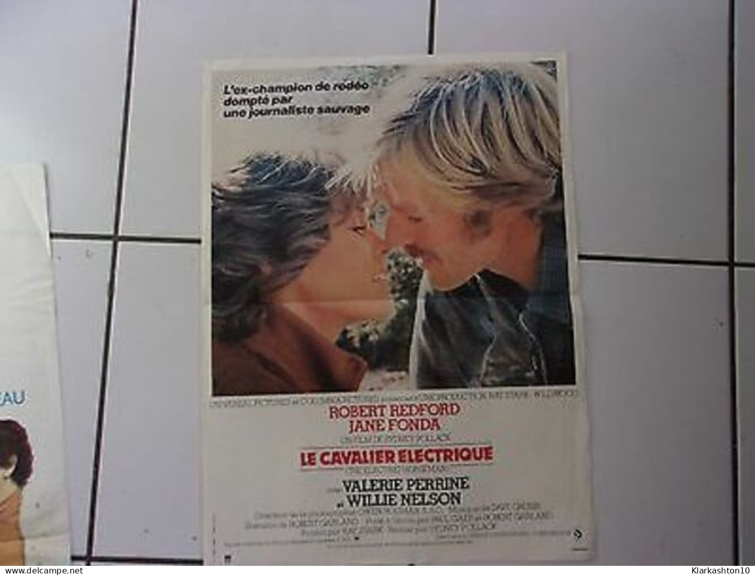 Affiche 55 X 40 Cms Film LE CAVALIER ELECTRIQUE Redford - Plakate