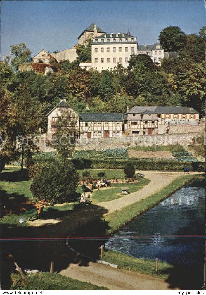 72231167 Blankenheim Ahr Mit Burg Und Weiher Blankenheim - Autres & Non Classés