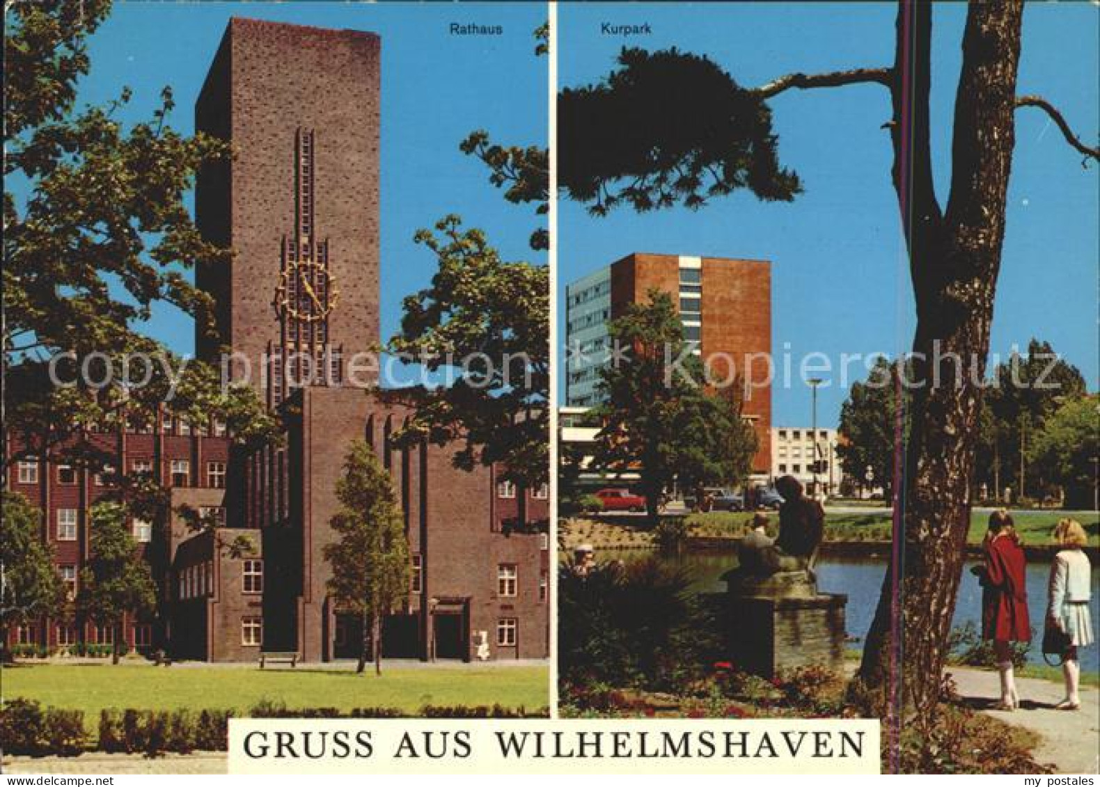 72231139 Wilhelmshaven Rathaus Kurpark Wilhelmshaven - Wilhelmshaven