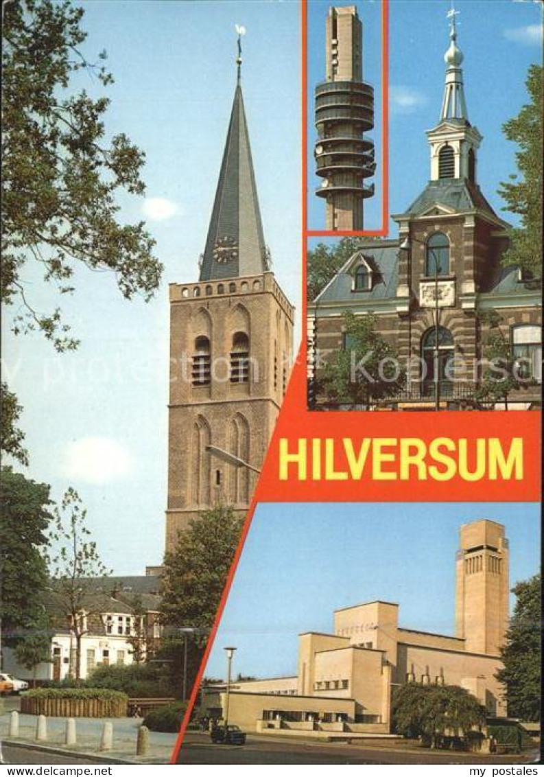 72231096 Hilversum Kirche Turm Rathaus Hilversum - Other & Unclassified