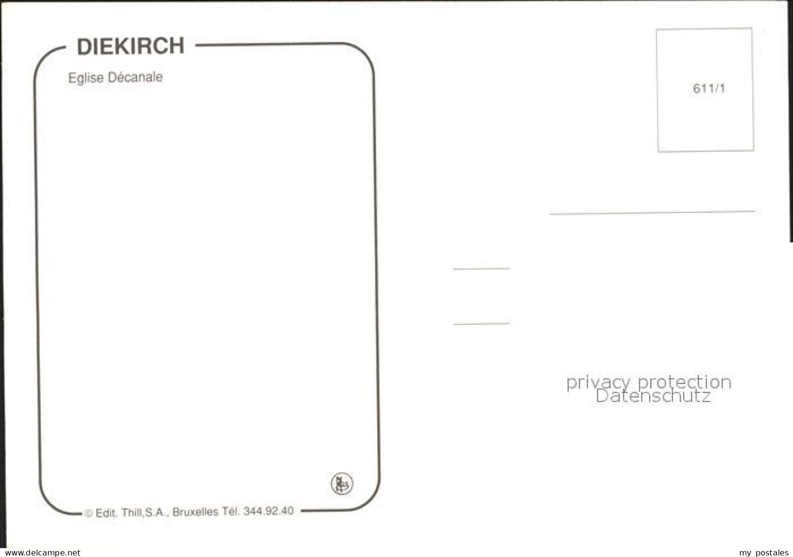 72231036 Diekirch Eglise Decanale  - Other & Unclassified