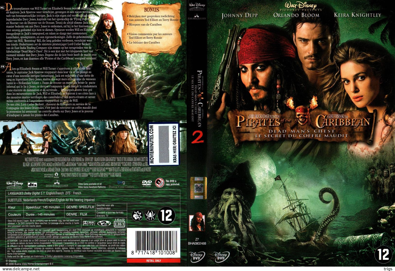 DVD - Pirates Of The Caribbean: Dead Man's Chest - Azione, Avventura