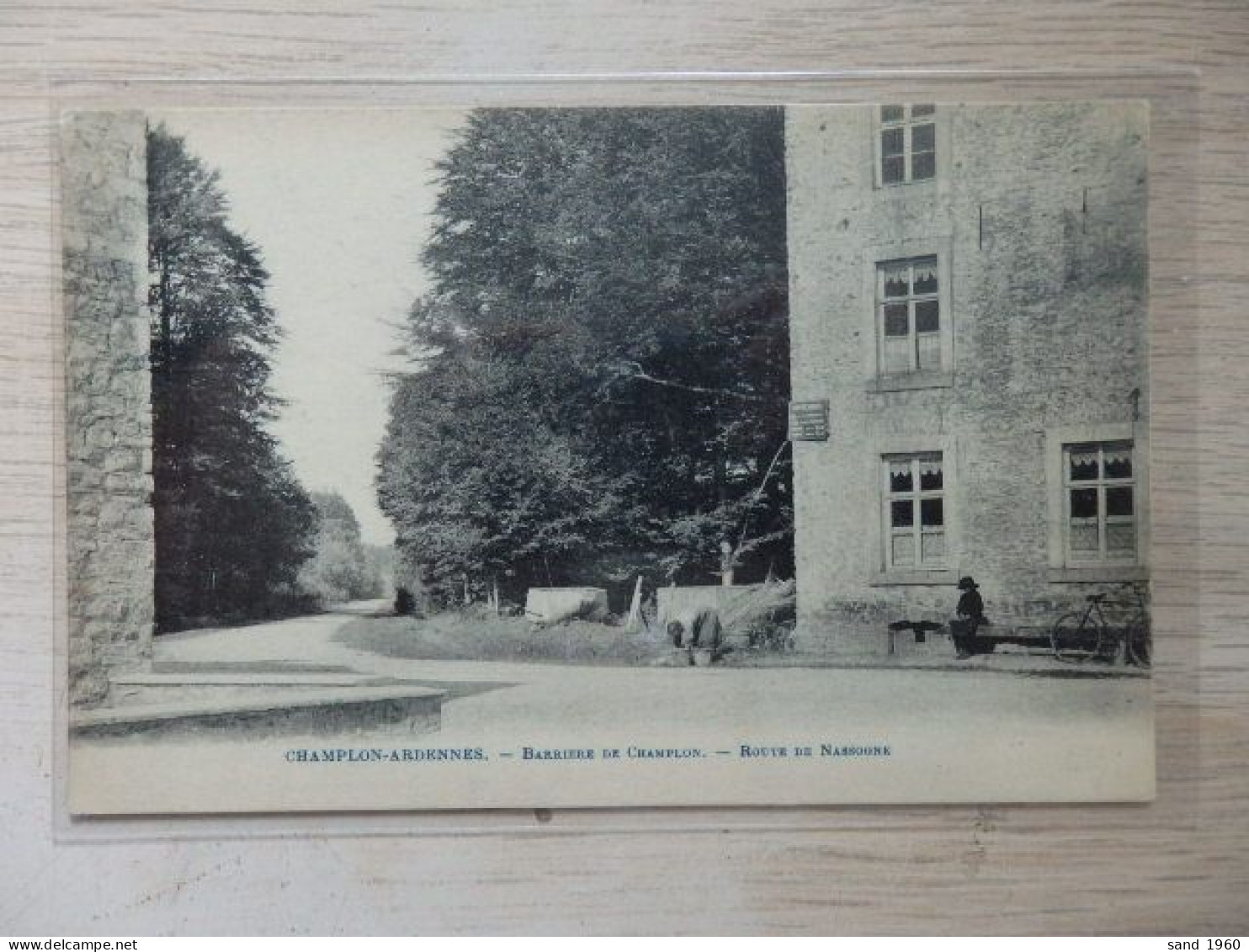 Champlon-Ardennes "Tenneville" - Barrière De Champlon - Route De Nassogne - 2 Scans - Tenneville