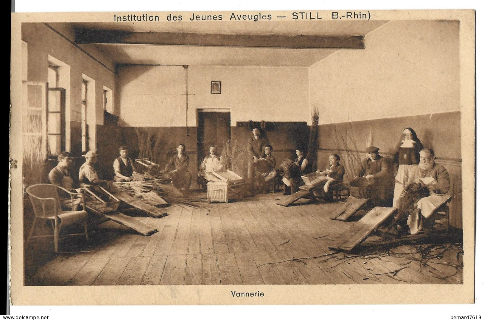 67 Still -  Institution Des Jeunes Aveugles  -vannerie - Otros & Sin Clasificación