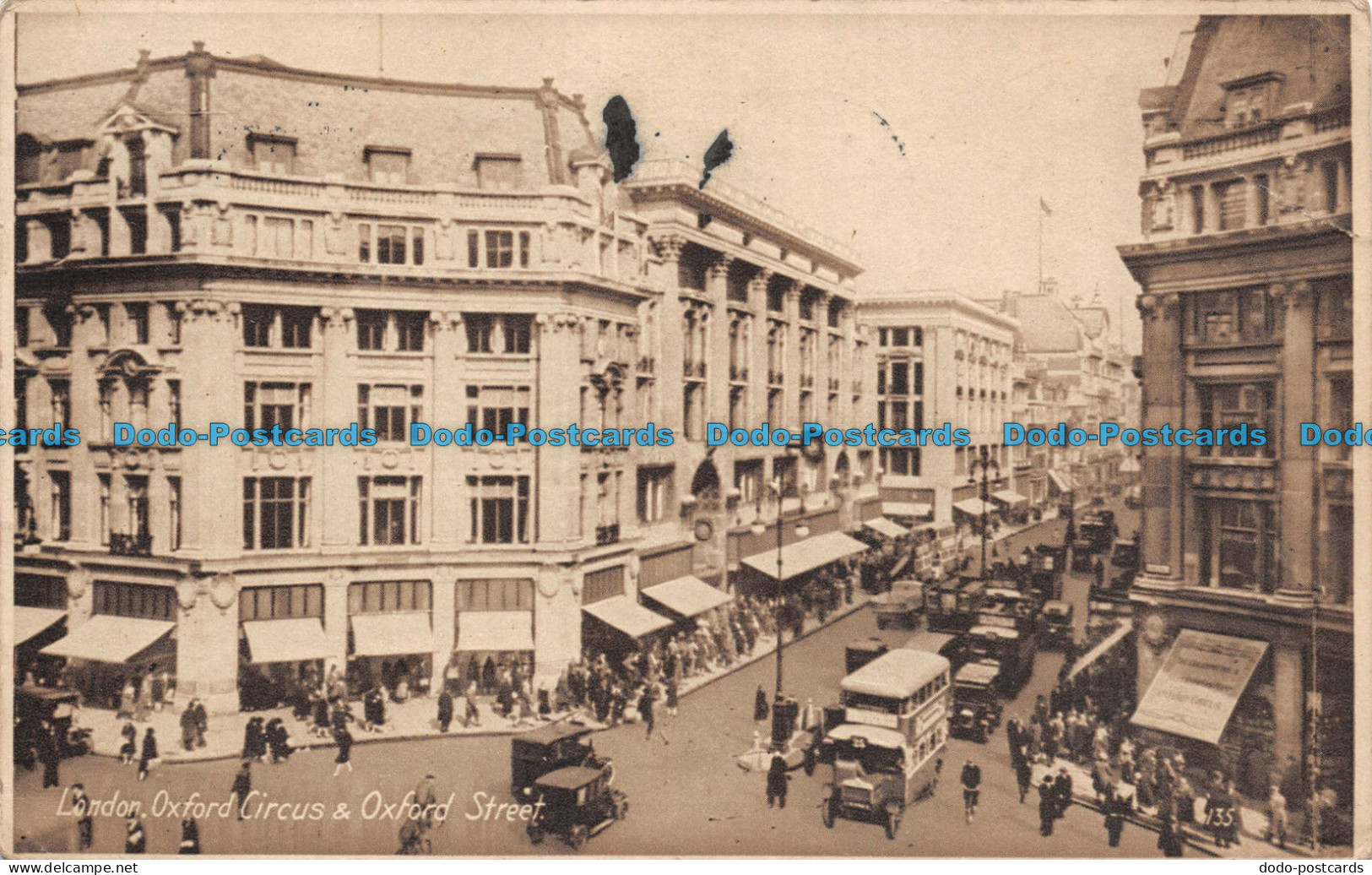 R106991 London. Oxford Circus And Oxford Street. Beagles. 1928 - Autres & Non Classés