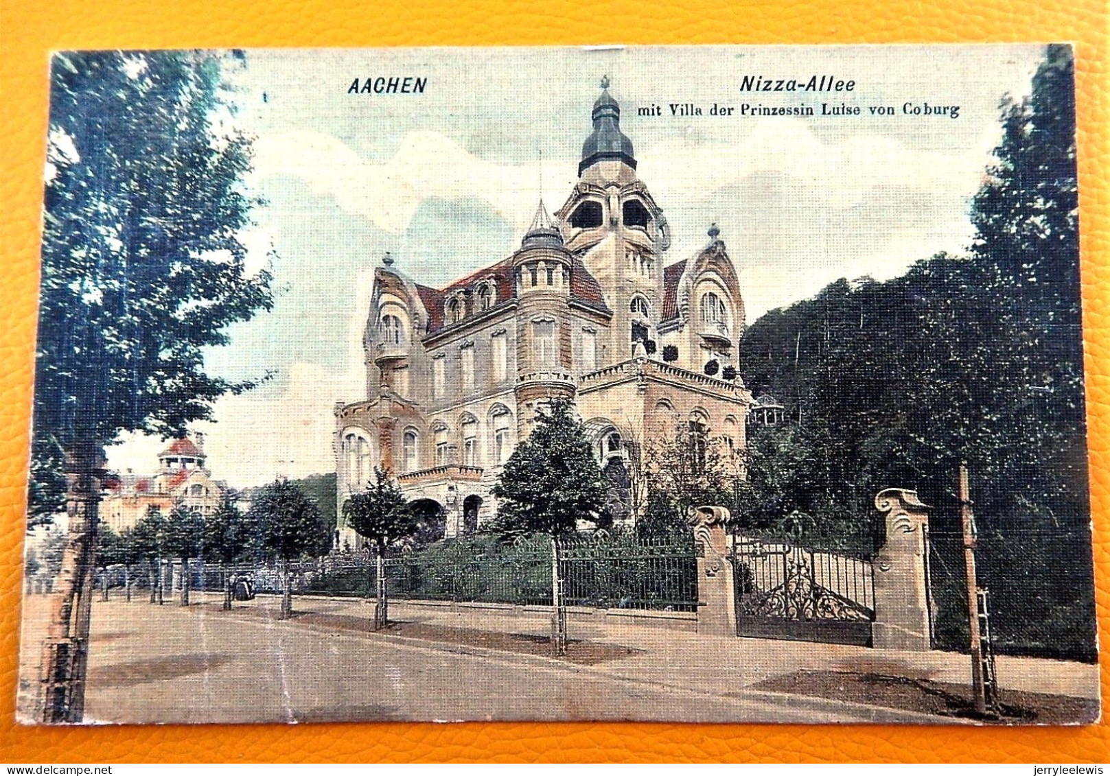 AACHEN  - Nizza-Allee  Mit Villa Der Prinzessin Luise Von Coburg   -  1908 - Aachen