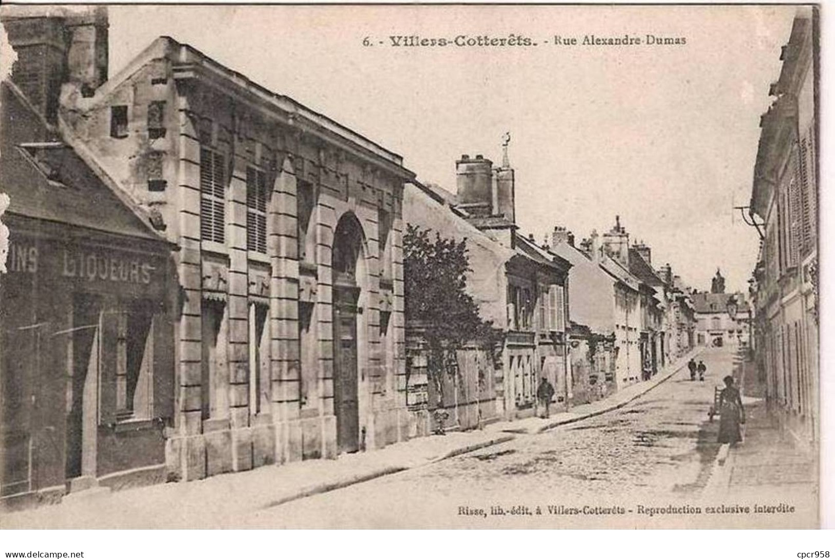 02.VILLERS-COTTERETS.RUE ALEXANDRE-DUMAS. - Villers Cotterets