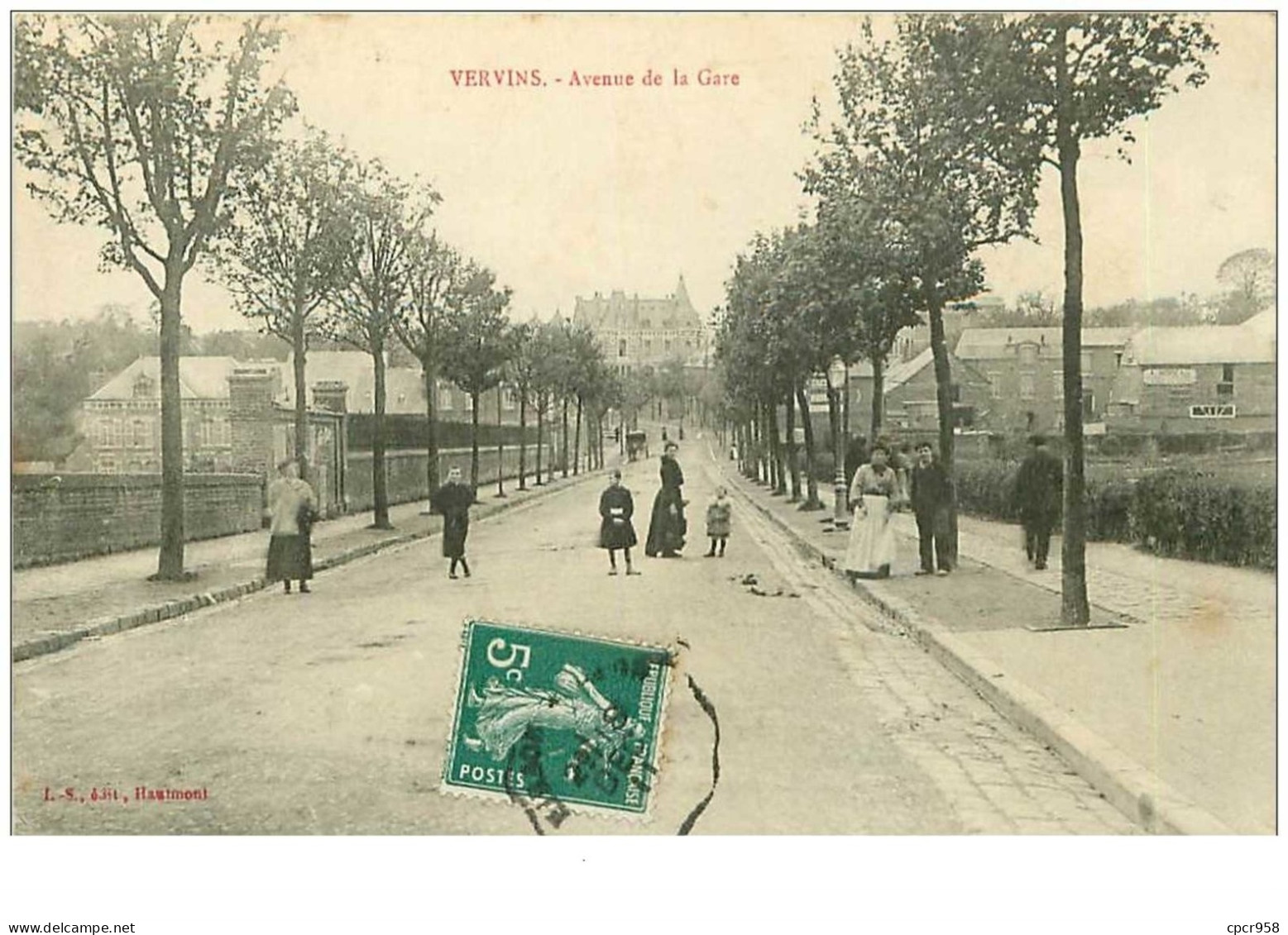 02.VERVINS.n°7939.AVENUE DE LA GARE - Vervins