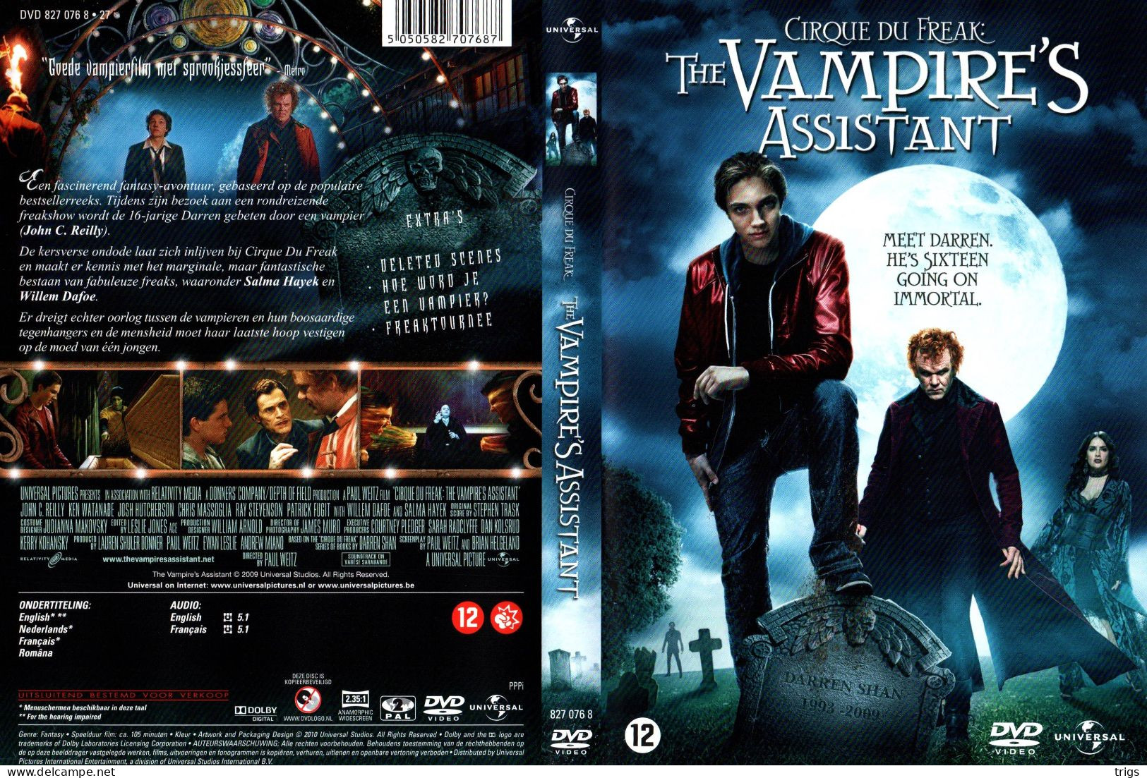 DVD - Cirque Du Freak: The Vampire's Assistant - Action, Aventure